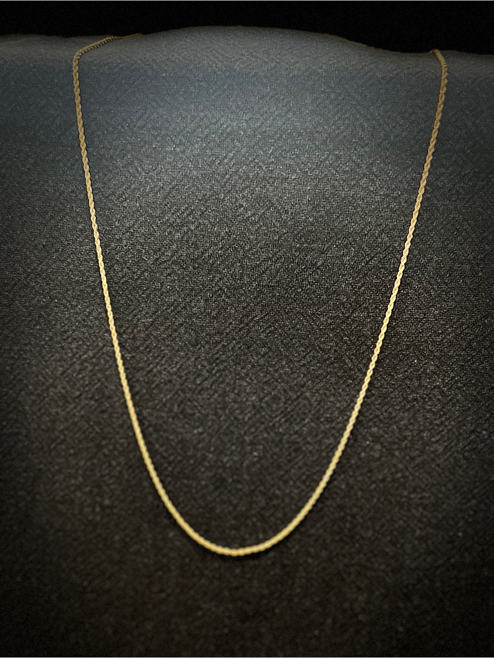 Vintage 10K Twisted Rope Chain - Picture 1 of 6